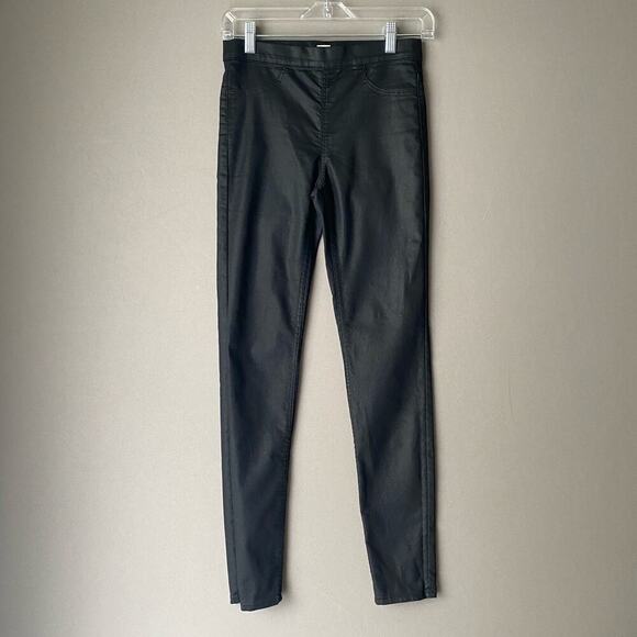 H&M sz 4 black skinny‎ jean leggings - Picture 1 of 8